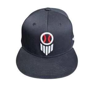 Mizuno PBR Black Twill Baseball Snapback Hat Men's OS